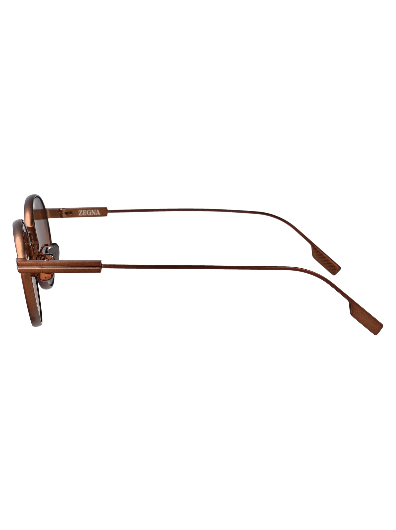 ERMENEGILDO ZEGNA Opulent Metal Sunglasses for Men