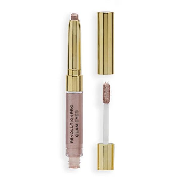 Revolution Pro Glam Eyeshadow Duo Hypnotic: Creamy Pencil &amp; Glitter Gel for Effortless Glam, Vegan, Cruelty-Free, Highly Pigmented, Blendable, Long-Lasting