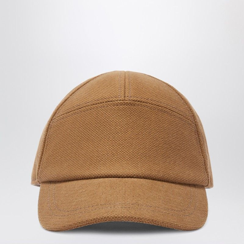 1989 STUDIO Classic Adjustable Cotton Baseball Cap with Velcro Strap and Leather Detailing