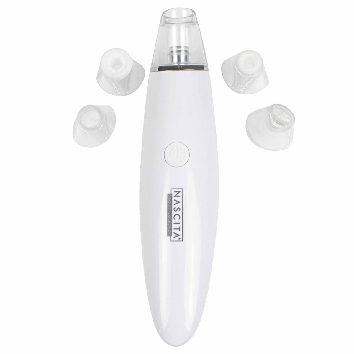 Nascita Electric Blackhead Remover Device - Portable Facial Suction with 5 Interchangeable Heads &amp; Adjustable Suction Power