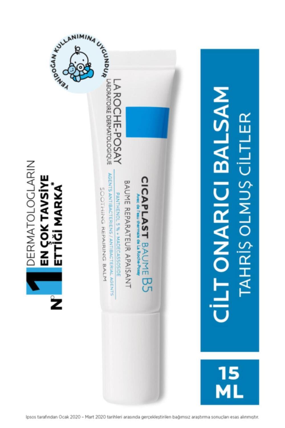 La Roche-Posay Cicaplast Baume B5: Soothing Repair Cream for Sensitive, Dry &amp; Irritated Skin | Paraben &amp; Fragrance-Free, Baby &amp; Adult Safe