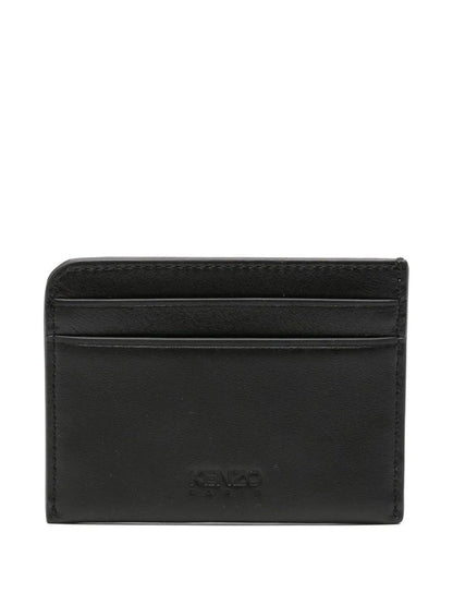 KENZO Mini Happy Tiger Leather Card Holder