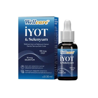 Wellcare Iodine &amp; Selenium Drops for Daily Support 30 ml