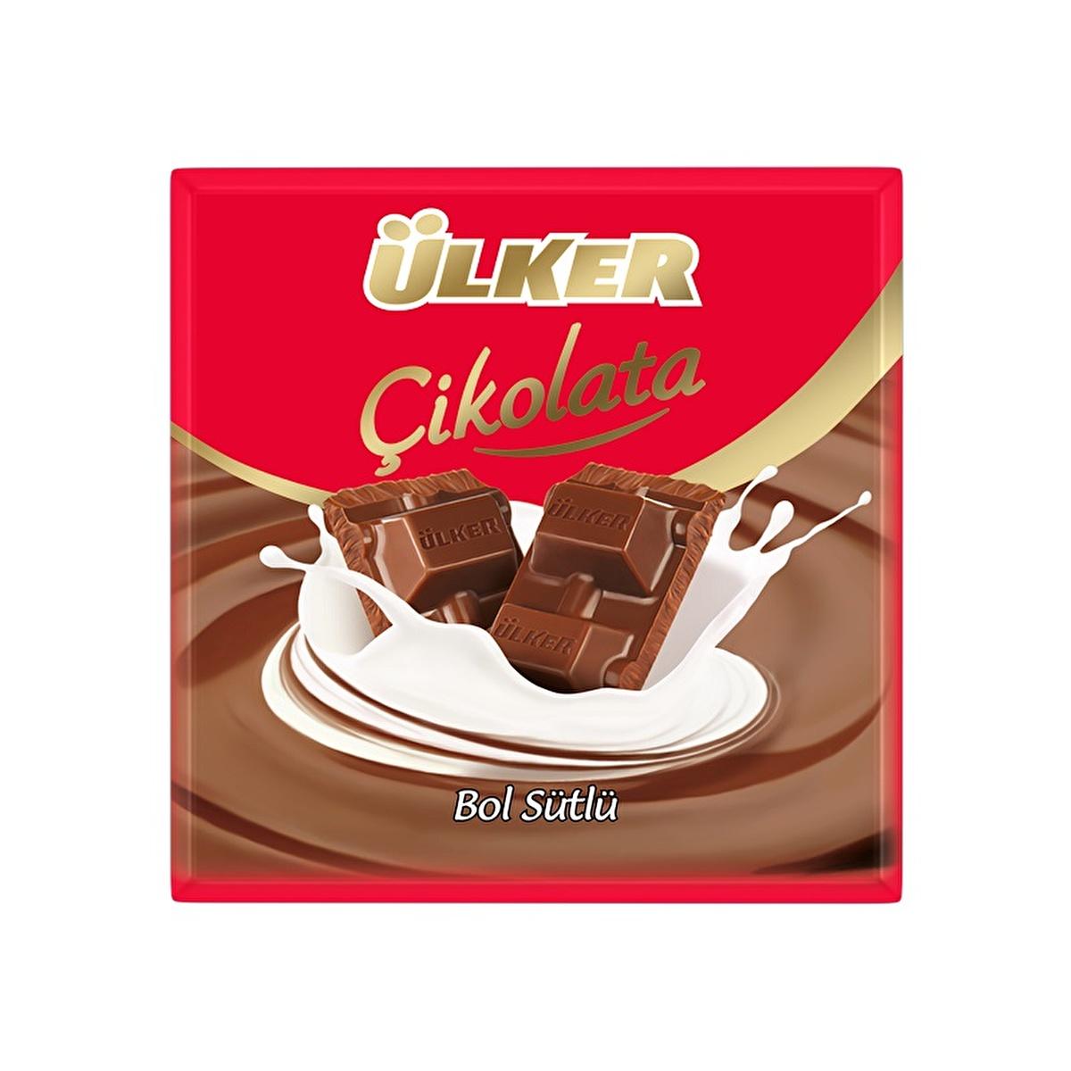 Ulker Milk Chocolate Bar - 60g, Rich &amp; Creamy Turkish Chocolate Treat