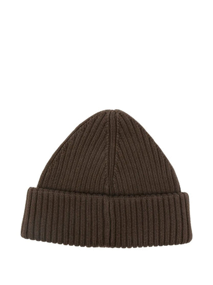 FRED PERRY Cotton Ribbed Beanie