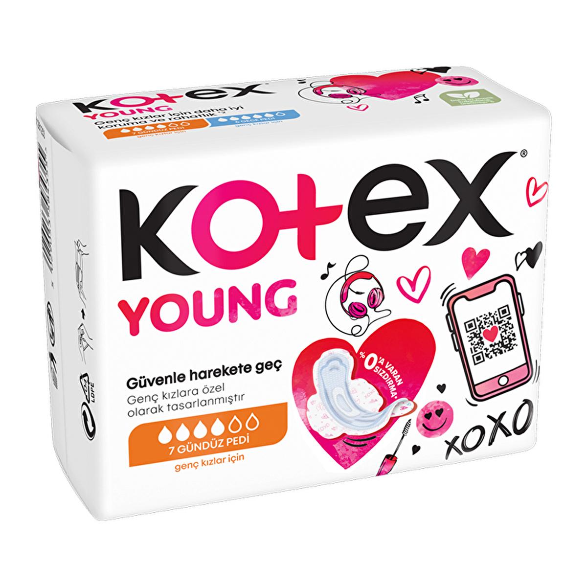 Kotex Young: Individually Wrapped Menstrual Pads for Teens - Superior Comfort &amp; Discreet Period Protection