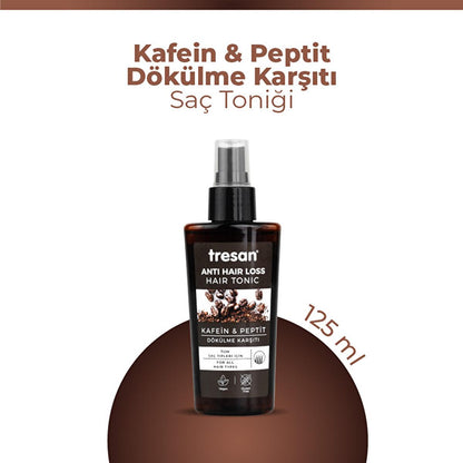 Tresan Caffeine &amp; Peptide Anti-Hair Loss Hair Tonic for Nourished, Thicker Hair - 4.23 fl oz