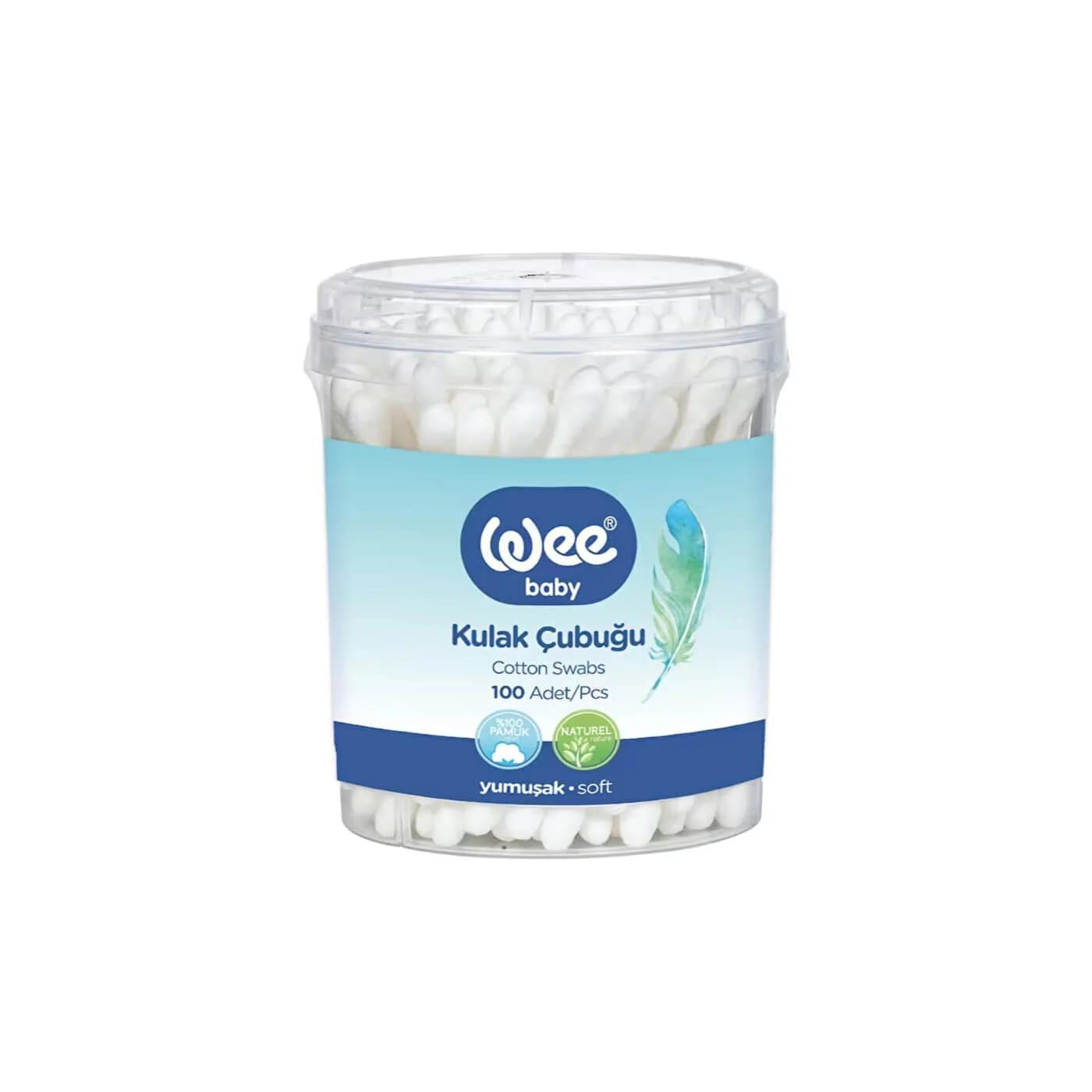 Wee Baby Cotton Buds Gentle Daily Ear Swabs 100 Count