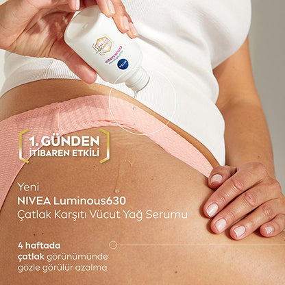 NIVEA Luminous Stretch Mark Serum - Body Moisturizer for Stretch Marks with LUMINOUS630, Long-Lasting Hydration &amp; Anti-Stretch Mark Body Oil