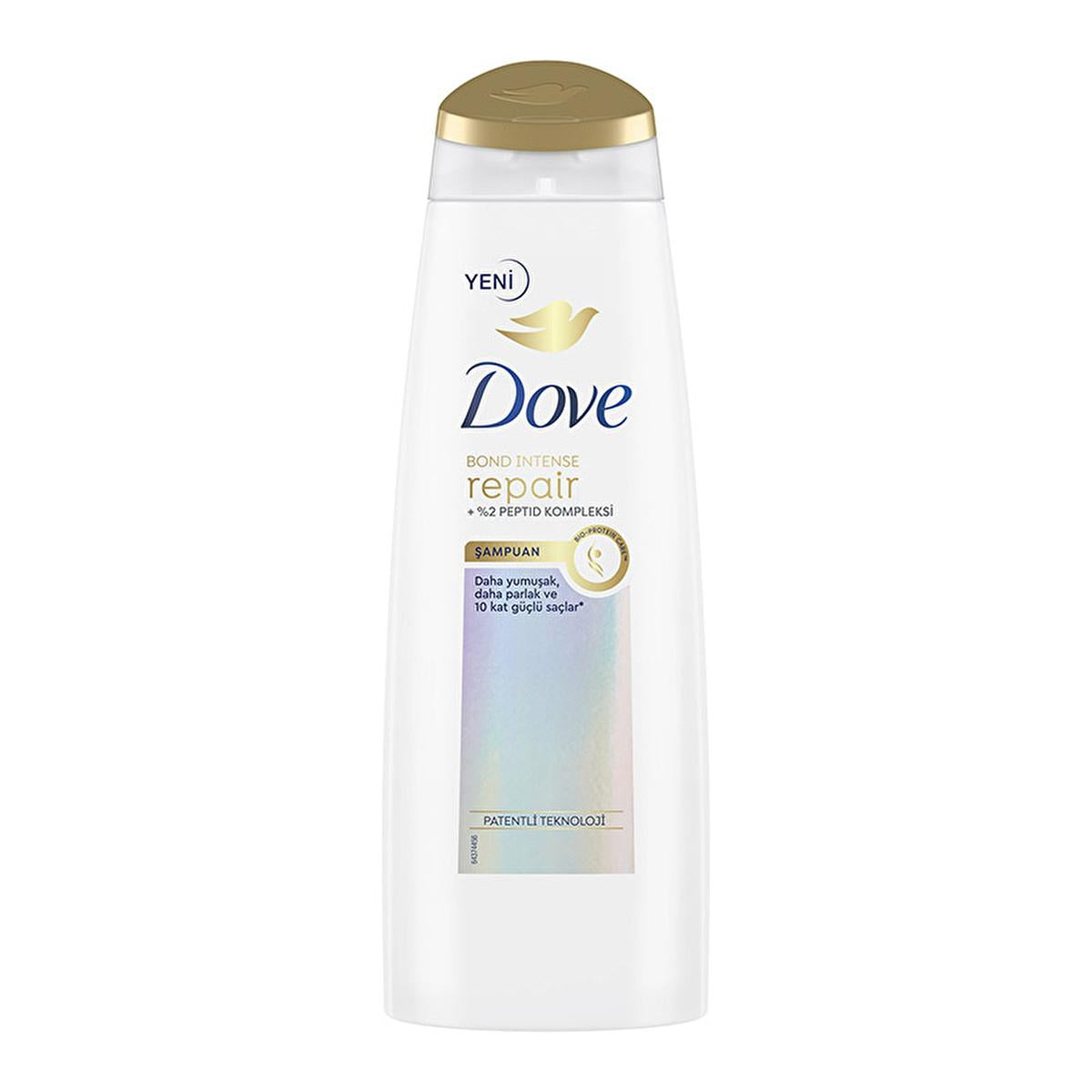 Dove Bond Intense Repair Shampoo - Advanced Hair Repair for Damaged &amp; Chemically Treated Hair, Peptide Complex, 13.53 fl oz