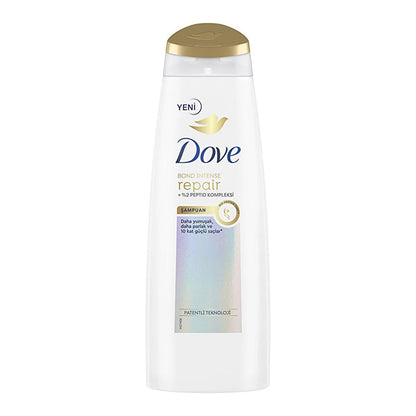 Dove Bond Intense Repair Shampoo - Advanced Hair Repair for Damaged &amp; Chemically Treated Hair, Peptide Complex, 13.53 fl oz