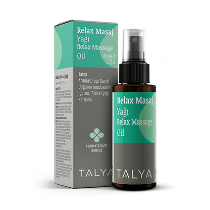 Talya Relax Aromatic Massage Oil - 2.71 fl oz - Natural Relaxation &amp; Flexibility