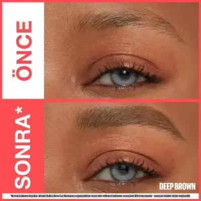 Maybelline New York 2-in-1 Brow Pen and Gel - Precise Application &amp; Long-Lasting - 260 Deep Brown