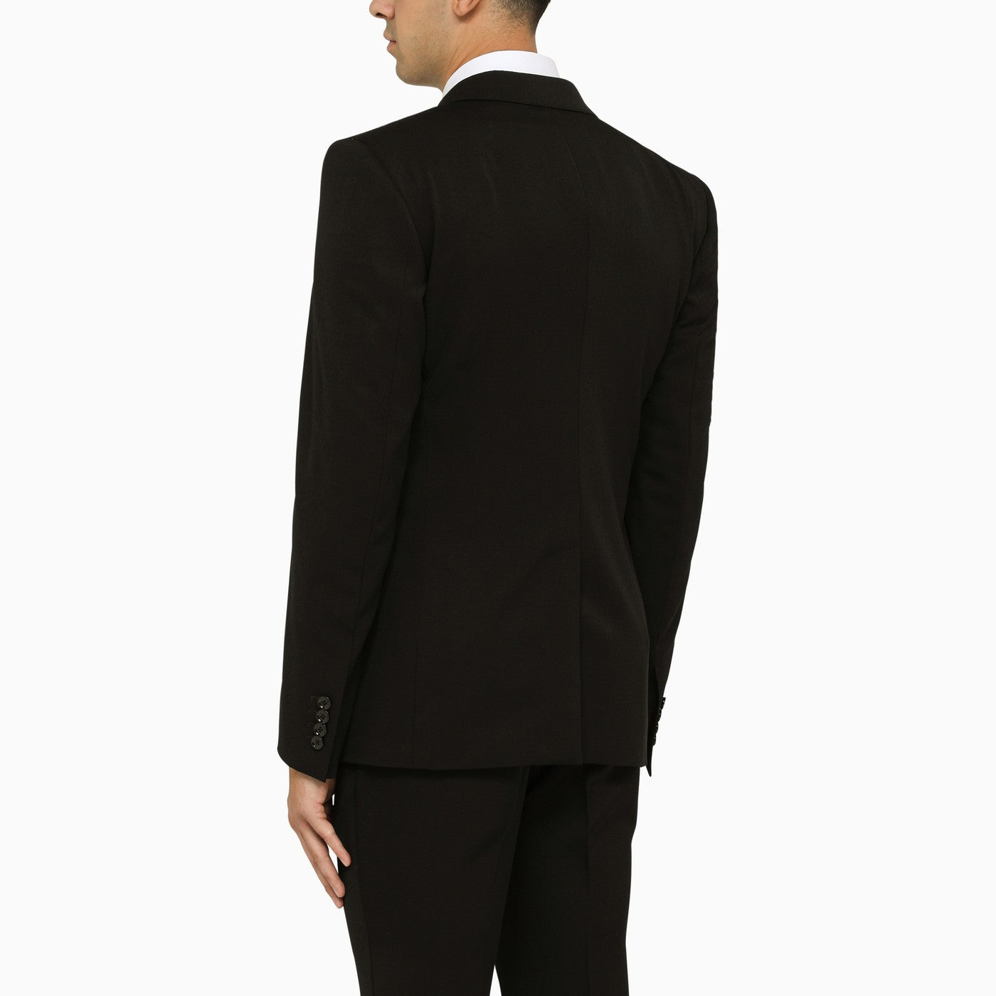 Dolce&amp;Gabbana Classic Single Breasted Black Jacket