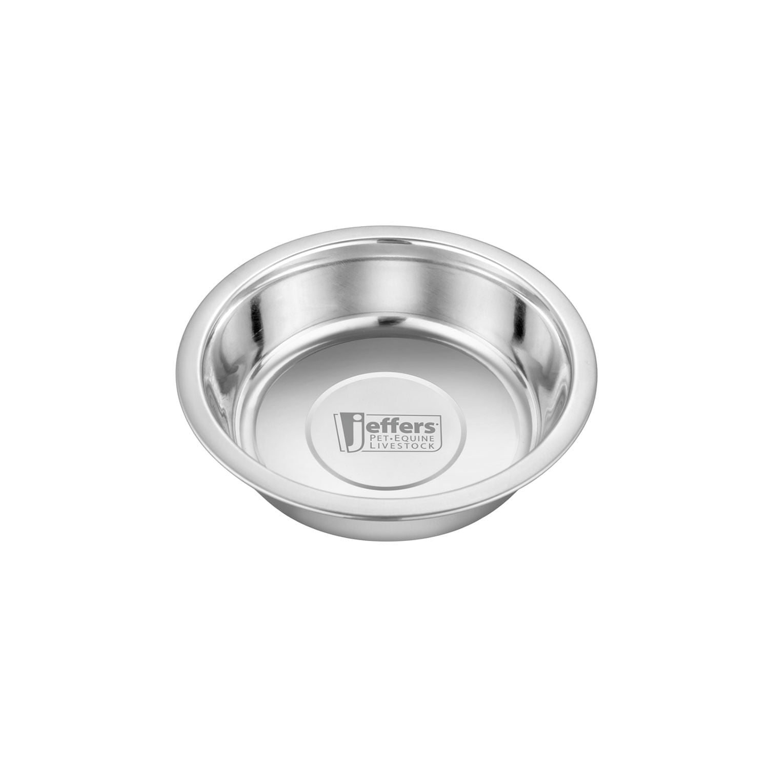 Jeffers Heavy Weight Stainless Steel Pet Bowls – Durable Pet Food &amp; Water Dish, Chew-Resistant, Dishwasher Safe