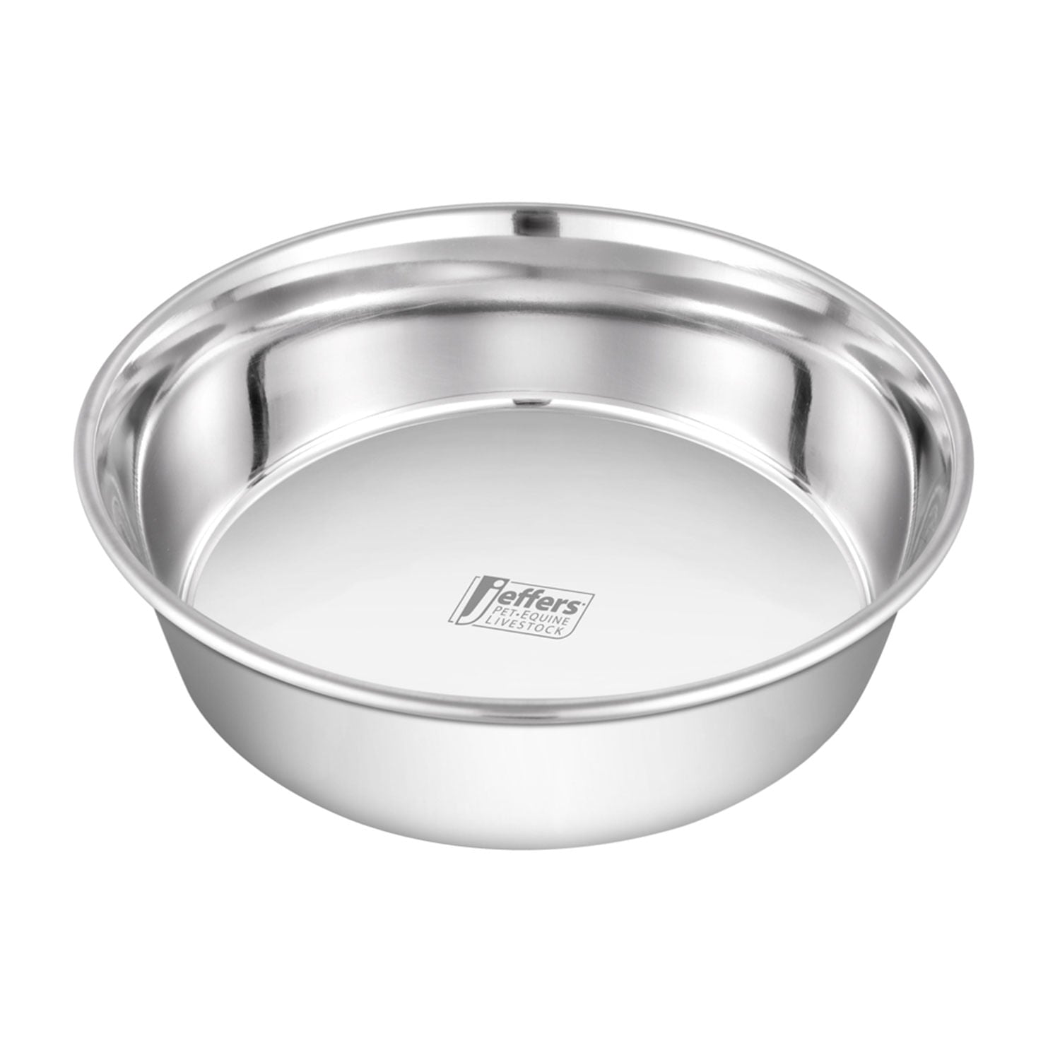 Jeffers Heavy Weight Stainless Steel Pet Bowls – Durable Pet Food &amp; Water Dish, Chew-Resistant, Dishwasher Safe