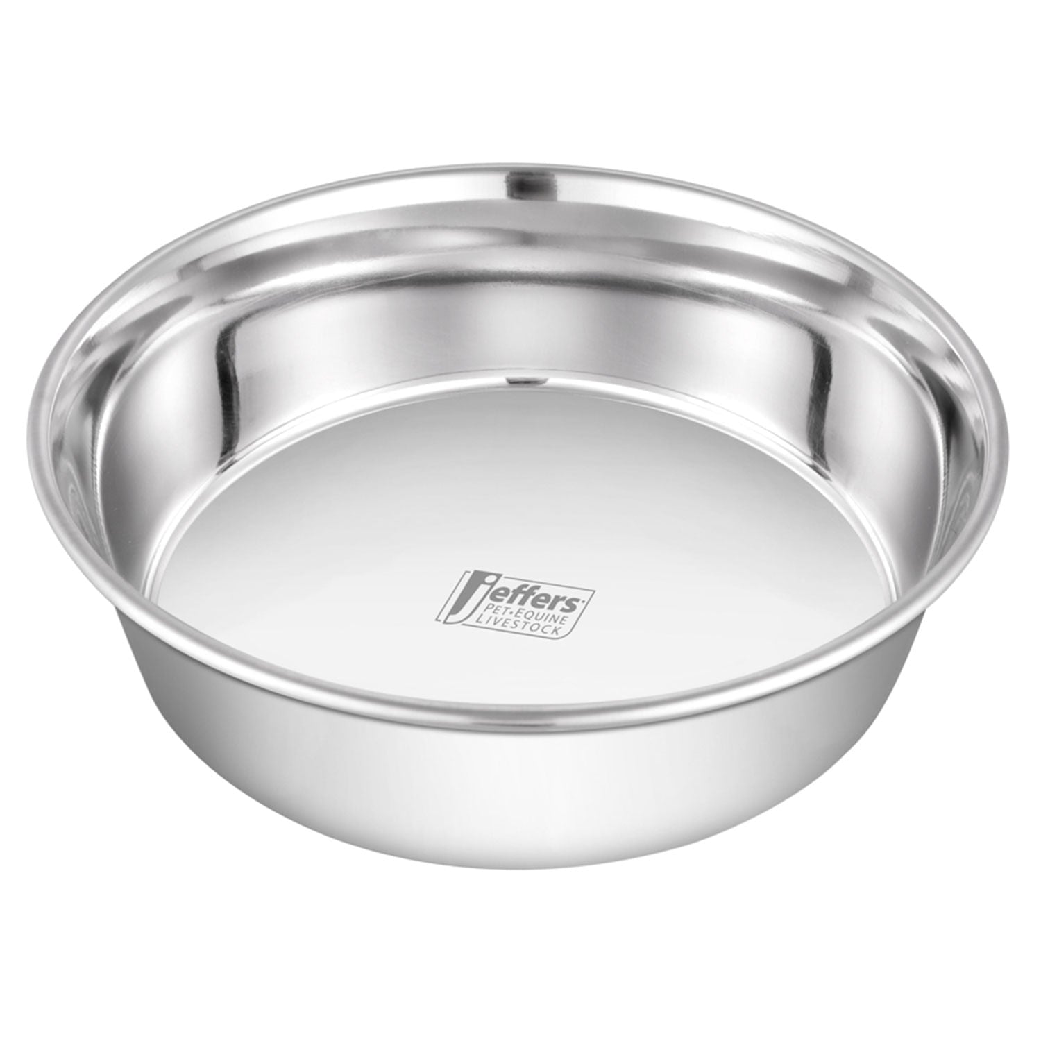 Jeffers Heavy Weight Stainless Steel Pet Bowls – Durable Pet Food &amp; Water Dish, Chew-Resistant, Dishwasher Safe