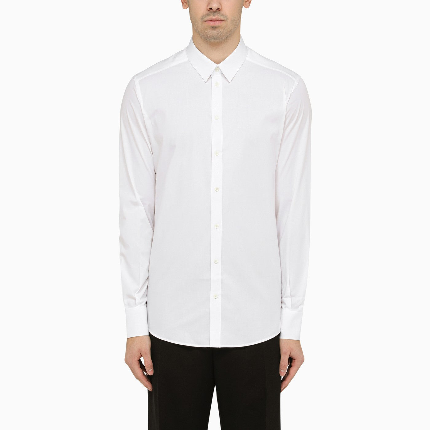 Dolce&amp;Gabbana Classic White Poplin Shirt