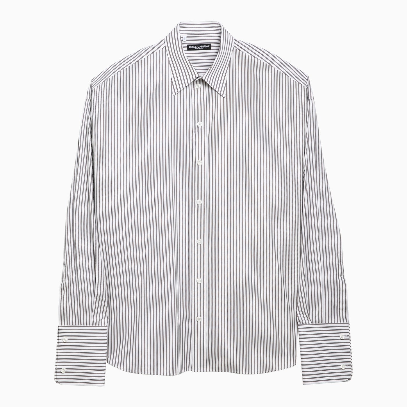 Dolce&amp;Gabbana Striped Over Shirt In Poplin