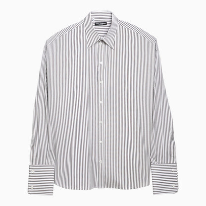 Dolce&amp;Gabbana Striped Over Shirt In Poplin