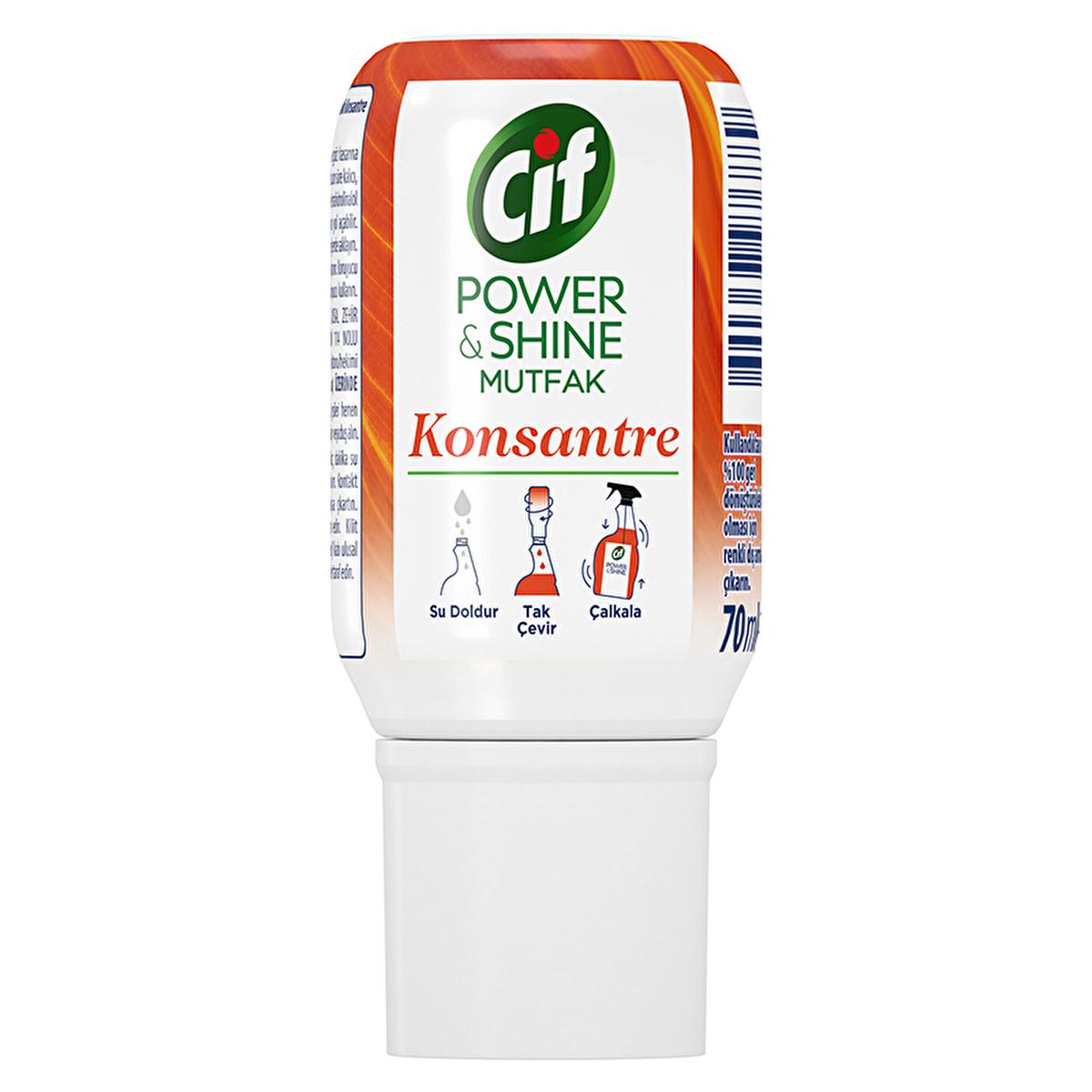 Cif Cif Power &amp; Shine Concentrate - Refillable Kitchen Cleaning Solution with Cleanboost Technology