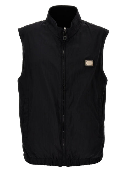 Dolce &amp; Gabbana Logo Reversible Vest