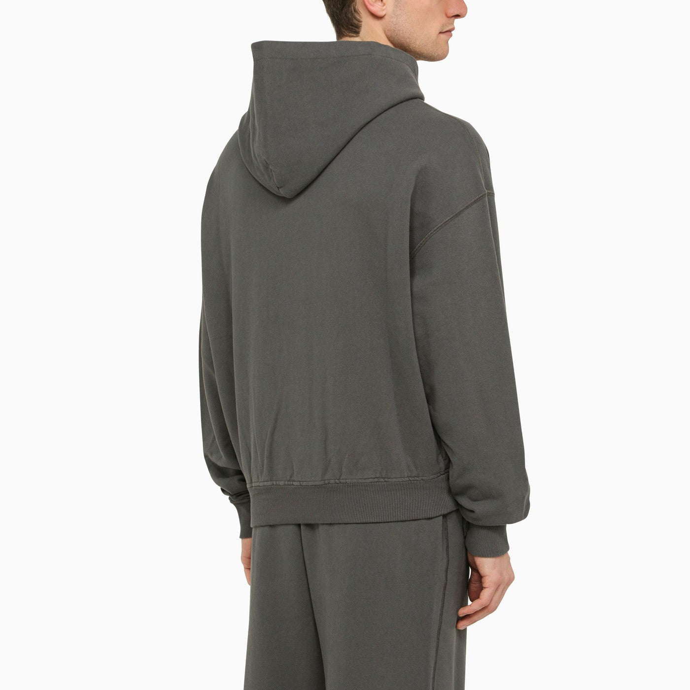 Dolce&amp;Gabbana Grey Sweatshirt Hoodie With Logo