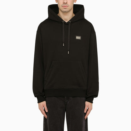Dolce&amp;Gabbana Black Hoodie With Logo