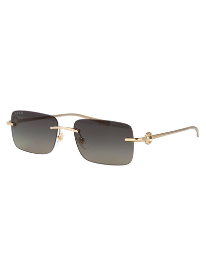 GUCCI Sleek Metal Sunglasses for Men - Model GG1703S