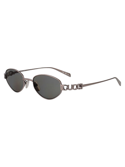 GUCCI Chic Round Metal Sunglasses for Women
