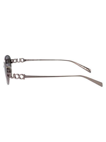 GUCCI Chic Round Metal Sunglasses for Women