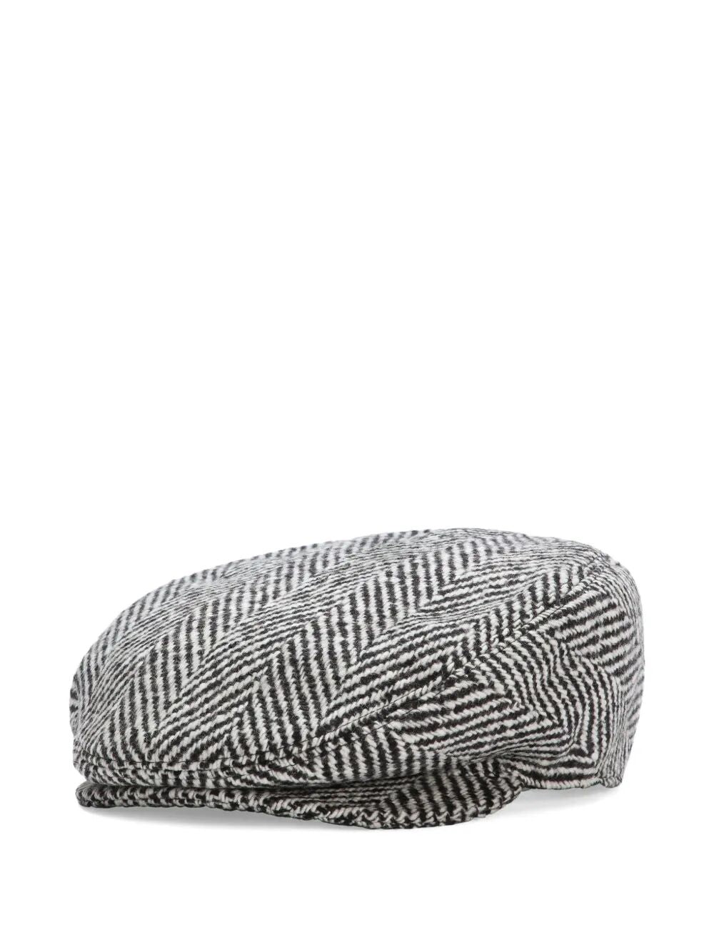 DOLCE &amp; GABBANA Chevron Flat Cap for Men - FW25 Collection