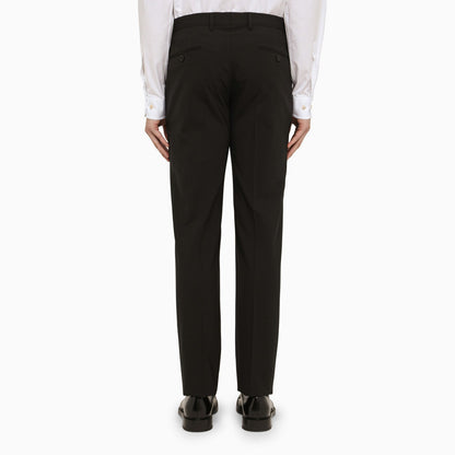 Dolce&amp;Gabbana Black Wool Single Breasted Suit