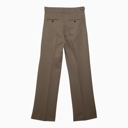 Dolce&amp;Gabbana Beige Wool Tailored Trousers