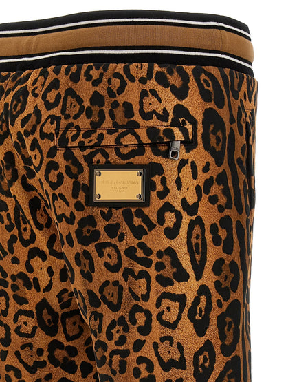 Dolce &amp; Gabbana Animalier Joggers