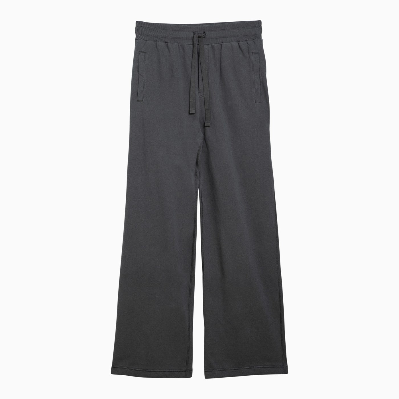 Dolce&amp;Gabbana Grey Jogging Trousers In Cotton