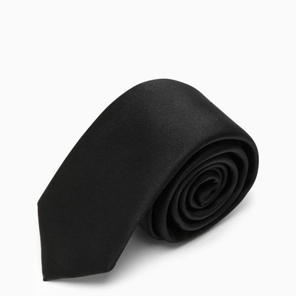 Dolce &amp; Gabbana Black Silk Tie