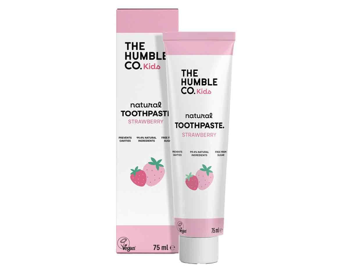 The Humble Co Kids Natural Strawberry Toothpaste 75ml