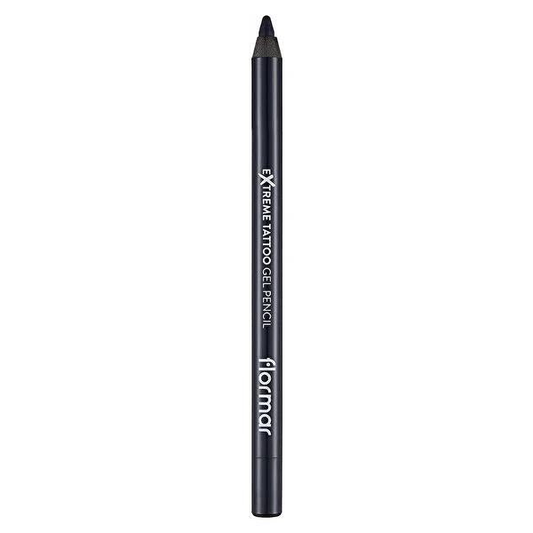Flormar Extreme Tattoo Gel Eyeliner Pencil - Intense Color, Long Lasting, Waterproof, Smudge-Proof Eye Makeup