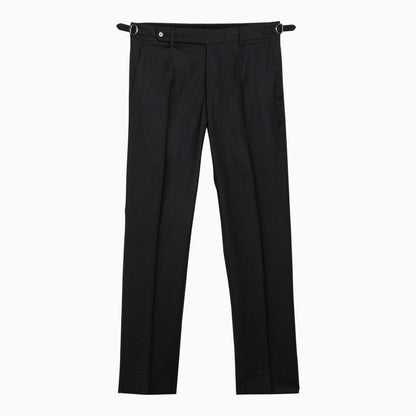 Dolce&amp;Gabbana Black Pinstripe Trousers