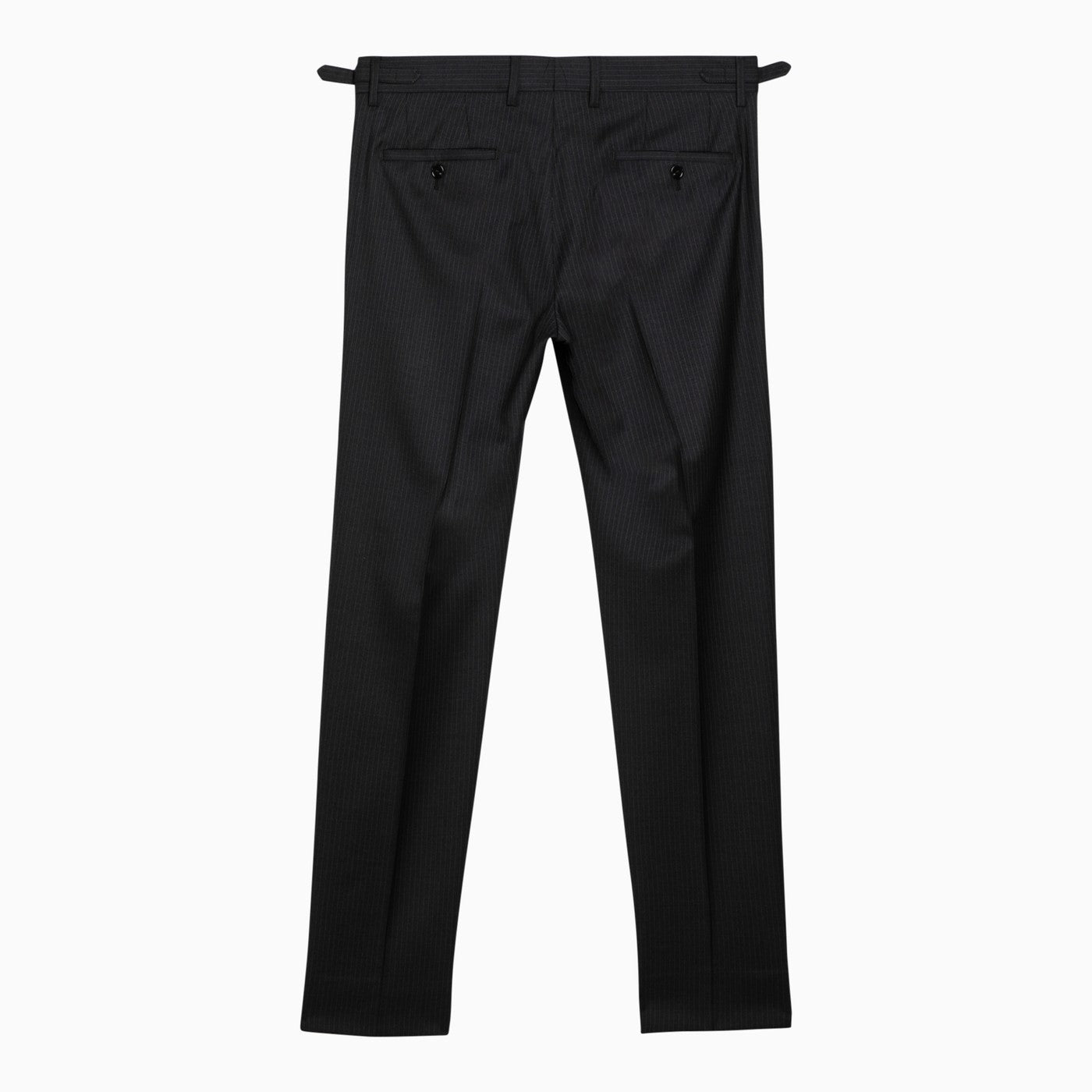 Dolce&amp;Gabbana Black Pinstripe Trousers