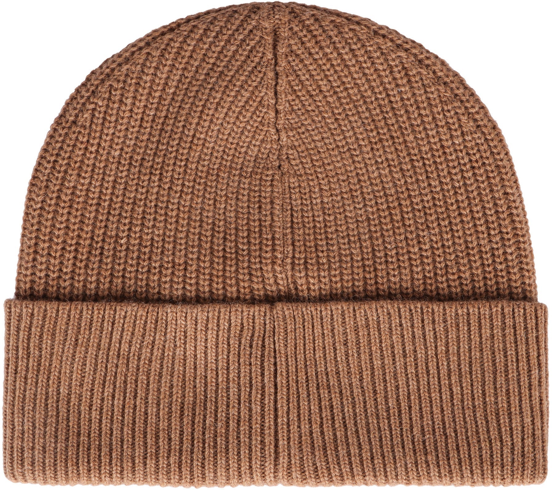 DOLCE &amp; GABBANA Ribbed Knit Beanie with Turn Up Brim for Men