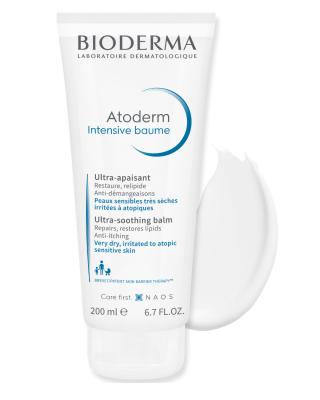 Bioderma Atoderm Intensive Moisturizing Body Balm for Dry &amp; Sensitive Skin - Hypoallergenic &amp; Paraben-Free