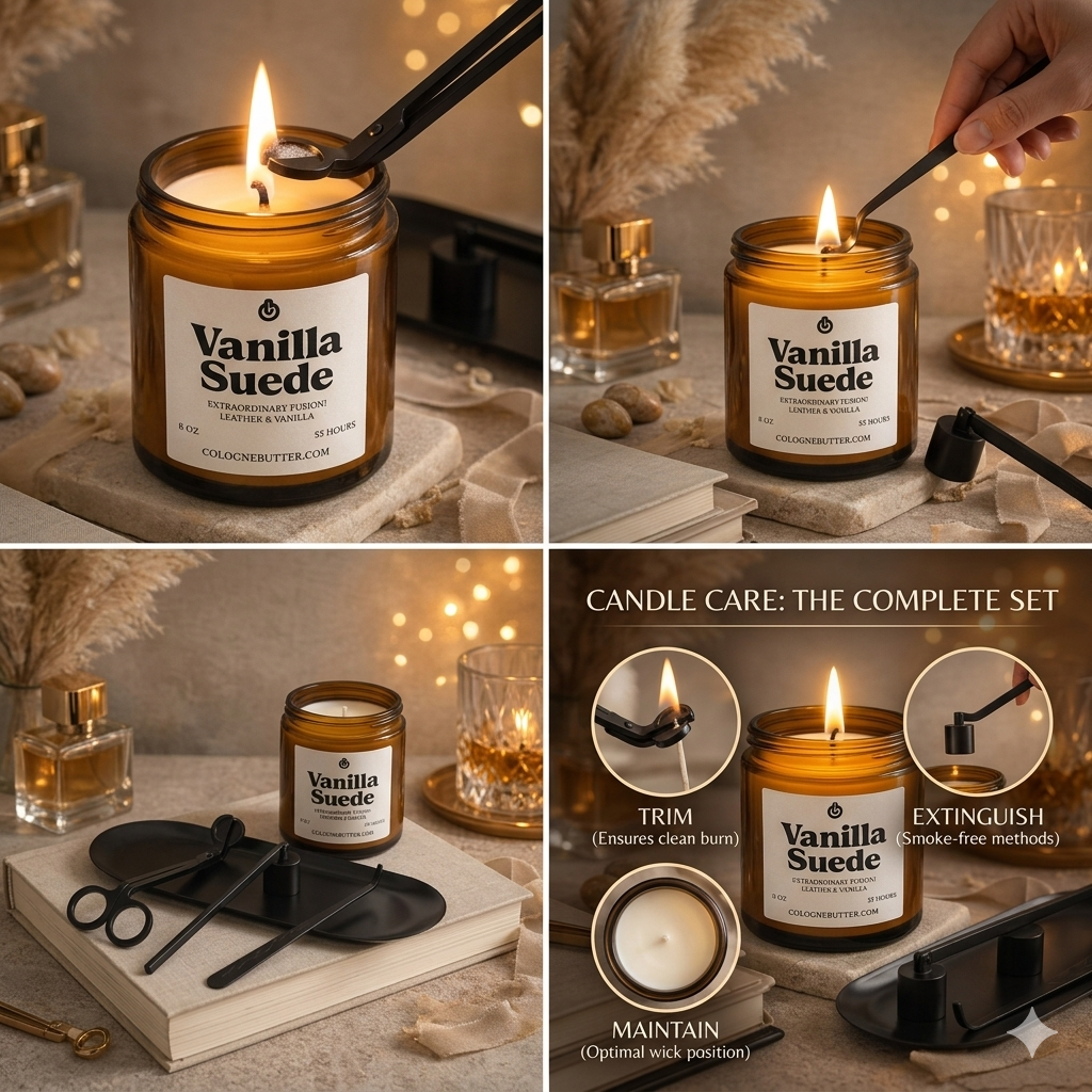 Candle Care Tool Set – Elevate Your Candle Burning Experience.