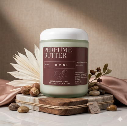 DIVINE – The Luxury Body Butter Perfume | Radiant Citrus, Floral &amp; Warm Vanilla Scent | Elegant Fragrance for Women &amp; Men | Perfume Butter