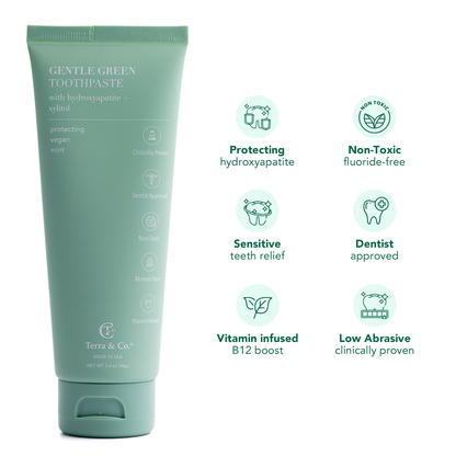 Gentle Green® Protecting Toothpaste with Micro-Hydroxyapatite &amp; Xylitol 3.4 oz
