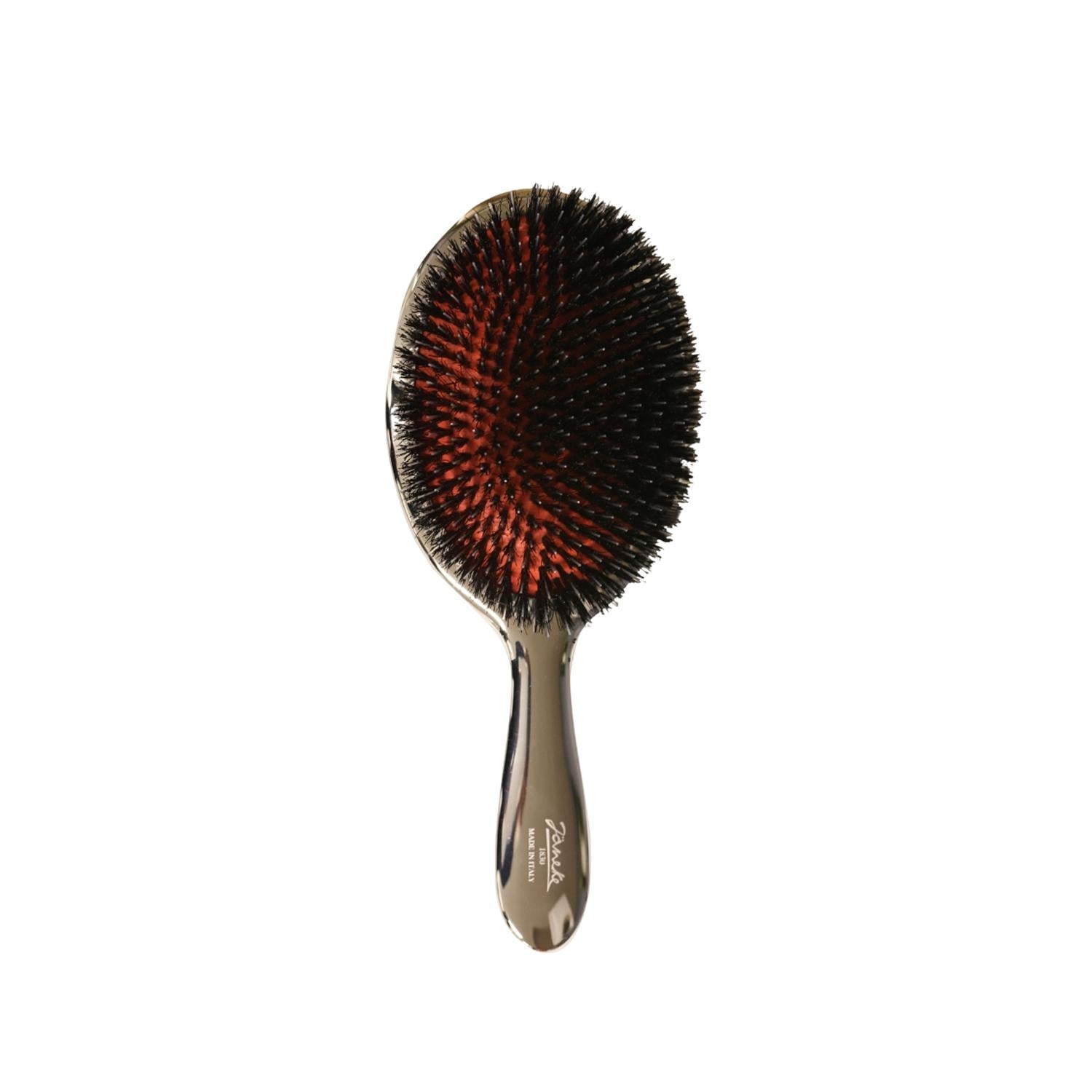 Janeke Chrom Air Cushion Hair Brush with Bristles &amp; Nylon