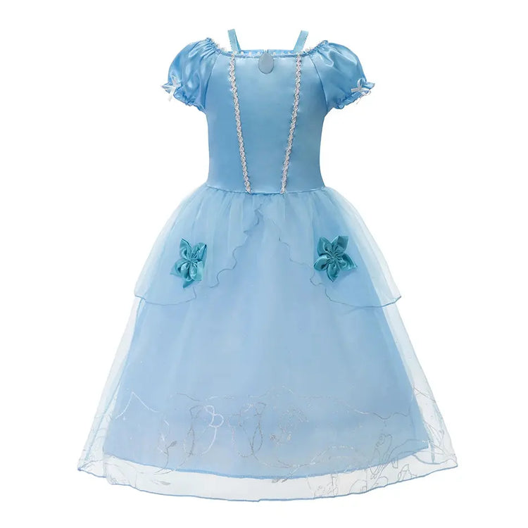 Girl Elsa Anna Dress Princess Costume Snow Queen Dress Baby Halloween Ariel Carnival Clothes Kids Cosplay Clothes Party Clothing SHOPEZRA L.L.C.