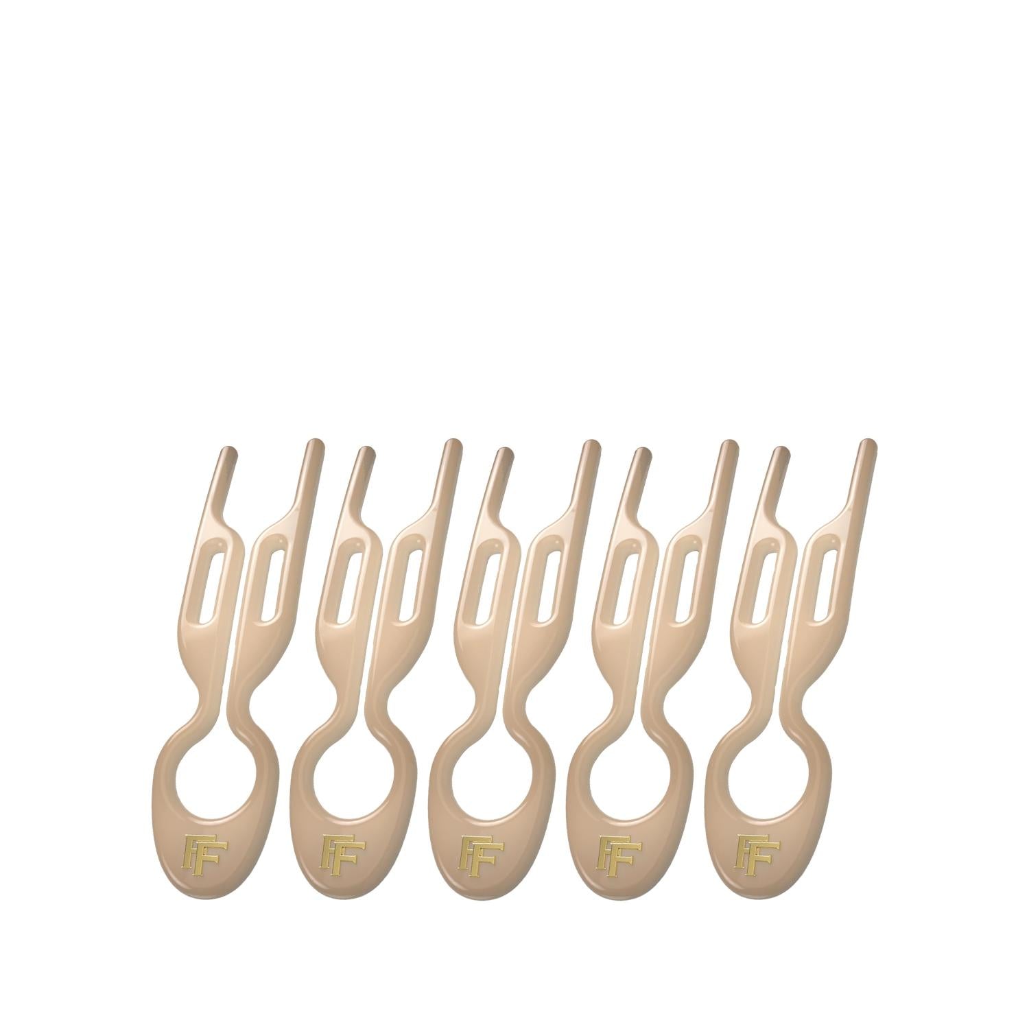 Fiona Franchimon No. 1 Hairpin Light Beige 5-Pack