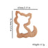 1pc Baby Teether Wooden Animal Pacifier Pendant BPA Free Beech Koala Rodent Teething Toys Kids Products Gifts SHOPEZRA L.L.C.